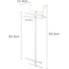 image:imageYAMAZAKI Home 2Tier OvertheDoor Backpack Storage Rack with Hooks WhiteWhite