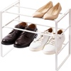 image:imageYAMAZAKI Home 3Tier Expandable Shoe Rack Stackable Closet Organizer WhiteWhite