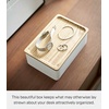 image:imageYAMAZAKI Home Accessory Box with Wooden Lid for Jewelry and Watches Walnut  Compact organizer for sunglasses and daily keepsakes A smart fit for modern homes Helps keep everyday spaces organizedAsh