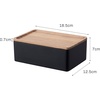 image:imageYAMAZAKI Home Accessory Box with Wooden Lid for Jewelry and Watches Walnut  Compact organizer for sunglasses and daily keepsakes A smart fit for modern homes Helps keep everyday spaces organizedWalnut