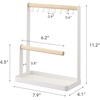 image:imageYAMAZAKI Home Accessory Stand  Jewelry Holder amp Organizer Storage  Elegant accessory stand and jewelry organizer storage crafted from steel and wood Designed for convenient everyday useAccessory Stand