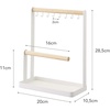 image:imageYAMAZAKI Home Accessory Stand  Jewelry Holder amp Organizer Storage  Elegant accessory stand and jewelry organizer storage crafted from steel and wood Designed for convenient everyday useAccessory Stand