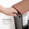 image:imageYAMAZAKI Home Bathroom Cart Rolling Slim Utility Storage with Handle YellowBlack