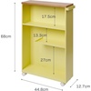 image:imageYAMAZAKI Home Bathroom Cart Rolling Slim Utility Storage with Handle YellowYellow