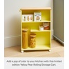 image:imageYAMAZAKI Home Bathroom Cart Rolling Slim Utility Storage with Handle YellowYellow
