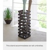 image:imageYAMAZAKI Home Brick Umbrella Stand  Storage for Umbrellas amp Walking Canes  Square  Steel  Holds 4 UmbrellasBlack