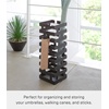 image:imageYAMAZAKI Home Brick Umbrella Stand  Storage for Umbrellas amp Walking Canes  Square  Steel  Holds 4 UmbrellasBlack