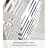 image:imageYAMAZAKI Home Brick Umbrella Stand  Storage for Umbrellas amp Walking Canes  Square  Steel  Holds 4 UmbrellasWhite