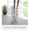 image:imageYAMAZAKI Home Brick Umbrella Stand  Storage for Umbrellas amp Walking Canes  Square  Steel  Holds 4 UmbrellasWhite