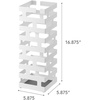 image:imageYAMAZAKI Home Brick Umbrella Stand  Storage for Umbrellas amp Walking Canes  Square  Steel  Holds 4 UmbrellasWhite