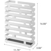 image:imageYAMAZAKI Home Brick Umbrella Stand  Storage for Umbrellas amp Walking Canes  Square  Steel  Holds 4 UmbrellasWhite