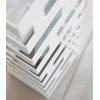image:imageYAMAZAKI Home Brick Umbrella Stand  Storage for Umbrellas amp Walking Canes  Square  Steel  Holds 4 UmbrellasWhite