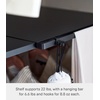 image:imageYAMAZAKI Home Expandable Closet Rack OverSuitcase Organizer Steel Black  Create storage space above luggage in your closet with this adjustable shelf Holds bins on top with a bar below for hangersBlack
