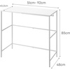 image:imageYAMAZAKI Home Expandable Closet Rack OverSuitcase Organizer Steel Black  Create storage space above luggage in your closet with this adjustable shelf Holds bins on top with a bar below for hangersWhite
