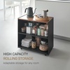 image:imageYAMAZAKI Home Hideaway Storage Cart Rolling Cart Adjustable Shelves White  Versatile rolling printer stand and mobile office organizer Rolling cart design with builtin wheels for easy mobilityBlack