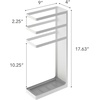 image:imageYAMAZAKI Home Layer Freestanding Umbrella HolderUmbrella Stand For UmbrellasCanesWalking Sticks  Steel  Holds Umbrellas At Least 105 LongWhite