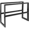 image:imageYAMAZAKI Home Line Expanding Shoe Rack Metal Adjustable  Single 6  Steel  Holds 4 To 8 ShoesBlack
