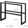 image:imageYAMAZAKI Home Line Expanding Shoe Rack Metal Adjustable  Single 6  Steel  Holds 4 To 8 ShoesBlack