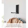 image:imageYAMAZAKI Home Magnetic Hook Folding Collapsible Wall and Door Hanger BlackBlack