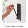 image:imageYAMAZAKI Home Magnetic Hook Folding Collapsible Wall and Door Hanger BlackBlack