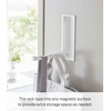 image:imageYAMAZAKI Home Magnetic Hook Folding Collapsible Wall and Door Hanger BlackWhite
