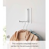 image:imageYAMAZAKI Home Magnetic Hook Folding Collapsible Wall and Door Hanger BlackWhite