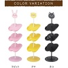 image:imageYAMAZAKI Home Other Bunny Childrens Shoe Rack  Kids Shoe Organizer 26  Steel  Holds 3 Pairs of ShoesBlack