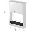 image:imageYAMAZAKI Home Oval Oval Umbrella Stand  Holder for Umbrellas amp Walking Canes  Abs Plastic  Holds Up to 4 Umbrellas