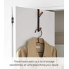 image:imageYAMAZAKI Home OverTheDoor Hook Steel OverTheDoor No Assembly ReqBlack