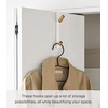image:imageYAMAZAKI Home OverTheDoor Hook Steel OverTheDoor No Assembly ReqWhite
