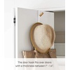 image:imageYAMAZAKI Home OverTheDoor Hook Steel OverTheDoor No Assembly ReqWhite
