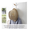 image:imageYAMAZAKI Home OverTheDoor Hook Steel OverTheDoor No Assembly ReqWhite