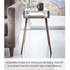 image:imageYAMAZAKI Home Plain Side Table with Open Storage Shelf Rectangular Accent Space Saving Living Room Bedroom Couch End Table  Short 14  Steel  WoodBlack