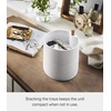 image:imageYAMAZAKI Home Rotating Accessory Organizer 2Tier Storage Box Watch or Glasses Holder  Large  Plastic  Wood