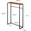 image:imageYAMAZAKI Home Slim Console Table  Narrow Entryway Table 24 Inch with Hooks UltraShallow Skinny Table for Small Spaces Modern White Narrow Console Table Steel  Wood Easy Assembly  Ultrashallow skinny console table for small spaces 24inch Adds practical everyday storage Keeps essentials organizedBlack
