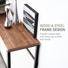image:imageYAMAZAKI Home Slim Console Table  Narrow Entryway Table 24 Inch with Hooks UltraShallow Skinny Table for Small Spaces Modern White Narrow Console Table Steel  Wood Easy Assembly  Ultrashallow skinny console table for small spaces 24inch Adds practical everyday storage Keeps essentials organizedBlack