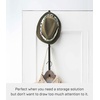 image:imageYAMAZAKI Home Smart Home Over The Door Hooks  Vertical Hanging Coat Rack Fits Doors Up to 1375 Thick  SteelBlack