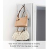 image:imageYAMAZAKI Home Smart Home Over The Door Hooks  Vertical Hanging Coat Rack Fits Doors Up to 1375 Thick  SteelBlack