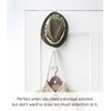 image:imageYAMAZAKI Home Smart Home Over The Door Hooks  Vertical Hanging Coat Rack Fits Doors Up to 1375 Thick  SteelWhite