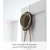 image:imageYAMAZAKI Home Smart Home Over The Door Hooks  Vertical Hanging Coat Rack Fits Doors Up to 1375 Thick  SteelWhite