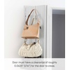 image:imageYAMAZAKI Home Smart Home Over The Door Hooks  Vertical Hanging Coat Rack Fits Doors Up to 1375 Thick  SteelWhite