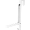 image:imageYAMAZAKI Home Smart Over The Door Coat Hook Organizer Collapsible Foldable Rack for Entryway Or Bedroom Closet  2Hook  Steel  Collapsible coat hook organizer utilizes space behind doors Comes with 2 hooks Spacesaving designWhite