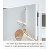 image:imageYAMAZAKI Home Smart Over The Door Coat Hook Organizer Collapsible Foldable Rack for Entryway Or Bedroom Closet  2Hook  Steel  Collapsible coat hook organizer utilizes space behind doors Comes with 2 hooks Spacesaving designWhite