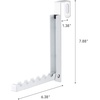 image:imageYAMAZAKI Home Smart Over The Door Coat Hook Organizer Collapsible Foldable Rack for Entryway Or Bedroom Closet  2Hook  Steel  Collapsible coat hook organizer utilizes space behind doors Comes with 2 hooks Spacesaving designWhite