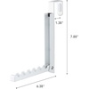 image:imageYAMAZAKI Home Smart Over The Door Coat Hook Organizer Collapsible Foldable Rack for Entryway Or Bedroom Closet  2Hook  Steel  Collapsible coat hook organizer utilizes space behind doors Comes with 2 hooks Spacesaving designWhite