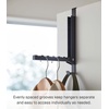 image:imageYAMAZAKI Home Smart Over The Door Coat Hook Organizer Collapsible Foldable Rack for Entryway Or Bedroom Closet  2Hook  Steel  Collapsible coat hook organizer utilizes space behind doors Comes with 2 hooks Spacesaving designBlack