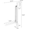 image:imageYAMAZAKI Home Smart Over The Door Coat Hook Organizer Collapsible Foldable Rack for Entryway Or Bedroom Closet  2Hook  Steel  Collapsible coat hook organizer utilizes space behind doors Comes with 2 hooks Spacesaving designWhite