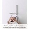 image:imageYAMAZAKI Home Smart Over The Door Coat Hook Organizer Collapsible Foldable Rack for Entryway Or Bedroom Closet  2Hook  Steel  Collapsible coat hook organizer utilizes space behind doors Comes with 2 hooks Spacesaving designWhite