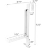 image:imageYAMAZAKI Home Smart Over The Door Coat Hook Organizer Collapsible Foldable Rack for Entryway Or Bedroom Closet  2Hook  Steel  Collapsible coat hook organizer utilizes space behind doors Comes with 2 hooks Spacesaving designWhite