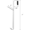 image:imageYAMAZAKI Home Smart Over The Door Hook  Hanging Coat Rack  SteelWhite